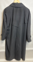 Load image into Gallery viewer, Norm Thompson Black Trench Coat Size XL
