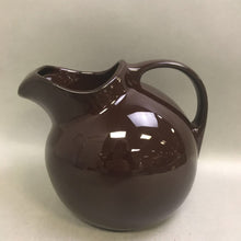 Load image into Gallery viewer, USA Hall Pottery 634 Brown Tilted Ball Pitcher (8&quot;)
