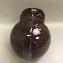 Load image into Gallery viewer, USA Hall Pottery 634 Brown Tilted Ball Pitcher (8&quot;)
