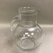 Load image into Gallery viewer, Vintage Italian Clear Glass Pitcher (8.5&quot;)
