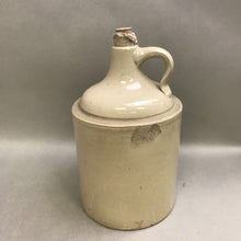 Load image into Gallery viewer, Vintage Stoneware Crock Jug Cream &amp; Tan (12&quot;)
