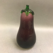 Load image into Gallery viewer, Glass Eggplant Paperweight (7&quot;)
