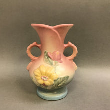 Load image into Gallery viewer, Hull Pottery Magnolia Two-Handled Vase #15 (~6 3/4&quot;)
