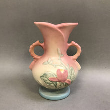 Load image into Gallery viewer, Hull Pottery Magnolia Two-Handled Vase #15 (~6 3/4&quot;)
