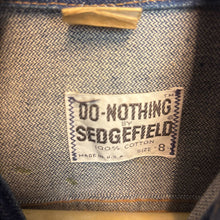 Load image into Gallery viewer, Vintage Kids Do Nothing by Sedgefield Denim Jacket Size 8
