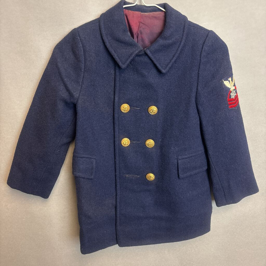 Kids Wool Youth Town Inc. Navy Peacoat Size S