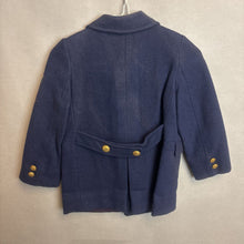 Load image into Gallery viewer, Kids Wool Youth Town Inc. Navy Peacoat Size S
