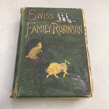 Load image into Gallery viewer, Antique 1888 Swiss Family Robinson Green Cover Book
