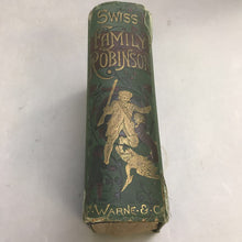 Load image into Gallery viewer, Antique 1888 Swiss Family Robinson Green Cover Book
