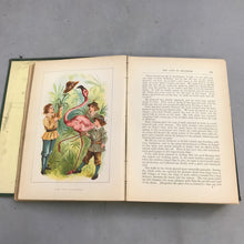 Load image into Gallery viewer, Antique 1888 Swiss Family Robinson Green Cover Book
