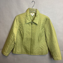 Load image into Gallery viewer, Talbots Polyester Green Quilted Lightweight Jacket Size 20
