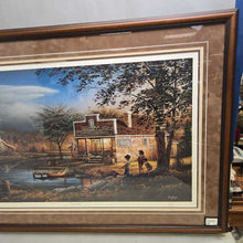 Load image into Gallery viewer, Terry Redlin Signed Lithograph Print - &quot;Summertime&quot; (~29x42)
