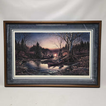 Load image into Gallery viewer, Terry Redlin Signed Lithograph Print - &quot;Morning Solitude&quot; (~29x42)
