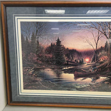 Load image into Gallery viewer, Terry Redlin Signed Lithograph Print - &quot;Morning Solitude&quot; (~29x42)
