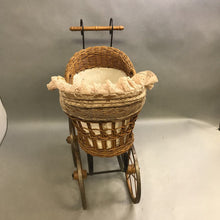 Load image into Gallery viewer, Vintage Doll Stroller / Baby Buggy (21x20x11)
