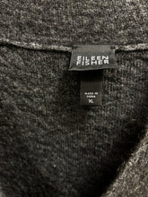 Load image into Gallery viewer, Eileen Fisher Mohair Wool Blend Gray Cardigan Size XL
