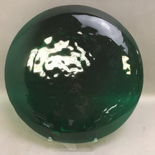 Load image into Gallery viewer, Emerald Green Blown Glass Serving Plate (14&quot;) As Is
