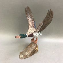 Load image into Gallery viewer, Wood Carved Mallard Duck Figurine (8&quot;)
