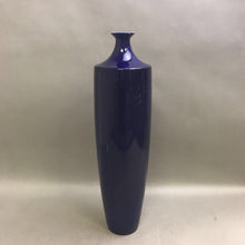 Load image into Gallery viewer, Tall Blue White Encased Glass Vase (18&quot;) As Is
