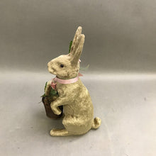 Load image into Gallery viewer, Bunny Rabbit w/ Basket Decor (11&quot;)
