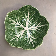 Load image into Gallery viewer, Bordallo Pinheiro Cabbage Leaf Bowl (~2.25x6.75)
