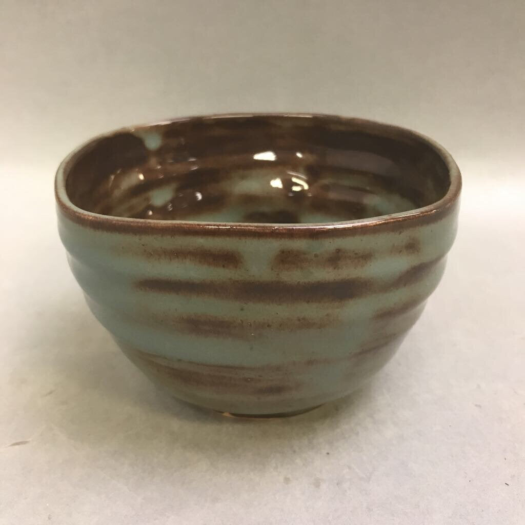 Blue & Brown Pottery Bowl (3x4)