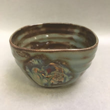 Load image into Gallery viewer, Blue &amp; Brown Pottery Bowl (3x4)
