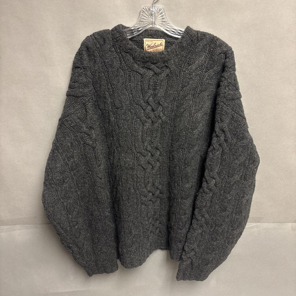 Woolrich Wool Charcoal Heather Sweater Size XL