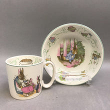 Load image into Gallery viewer, Wedgwood Beatrix Potter Peter Rabbit Cup &amp; Bowl
