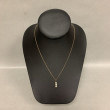 Load image into Gallery viewer, Vintage 12K Gold Filled Pearl Drop Necklace (16&quot;)
