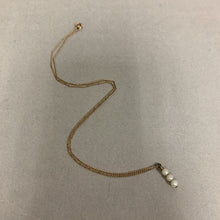 Load image into Gallery viewer, Vintage 12K Gold Filled Pearl Drop Necklace (16&quot;)
