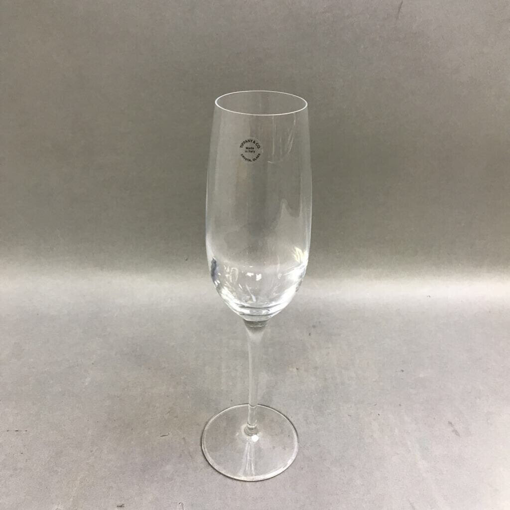 Tiffany&Co Crystal Clear Champagne Glass (10