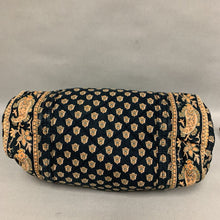 Load image into Gallery viewer, Black &amp; Yellow Print Quilted Shoulder Bag Purse (10x13&quot;)
