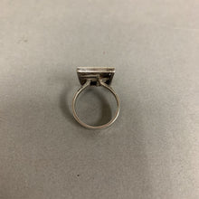 Load image into Gallery viewer, Sterling Turquoise Filigree Setting Ring sz 6.5
