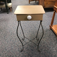 Load image into Gallery viewer, End Table with Metal Legs (30x14x12)
