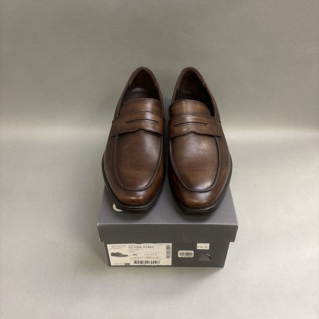 Brown Ecco Melbourne Men's Shoes Size 11-11.5