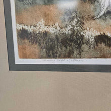 Load image into Gallery viewer, Signed Print/Etching - Glowing Light of Afternoon, Suzanne Ream Frey; Trees/Hills (25.5x30.5)
