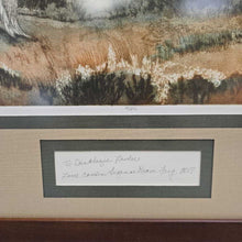 Load image into Gallery viewer, Signed Print/Etching - Glowing Light of Afternoon, Suzanne Ream Frey; Trees/Hills (25.5x30.5)
