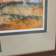 Load image into Gallery viewer, Signed Print/Etching - Glowing Light of Afternoon, Suzanne Ream Frey; Trees/Hills (25.5x30.5)
