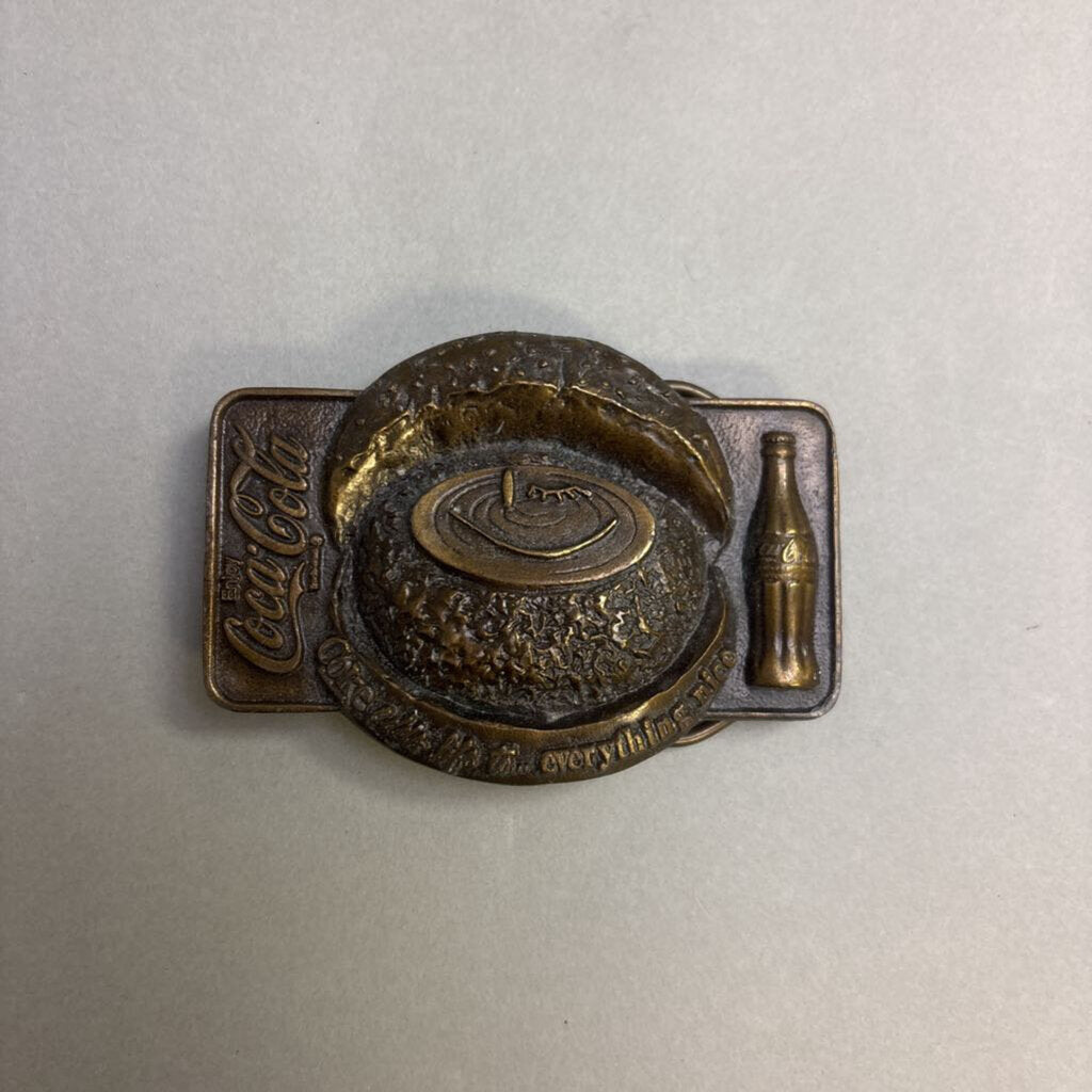 Coca-Cola Belt Buckle (3.5x2.5)