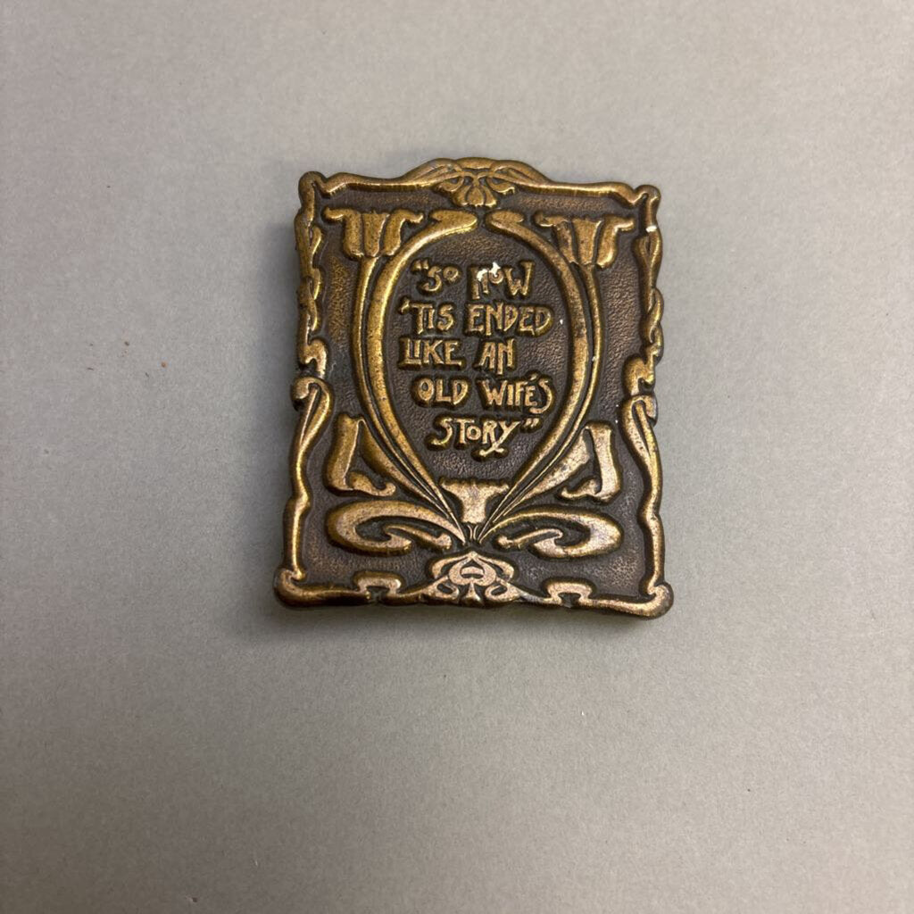 Old Wife's Story Bergamot Belt Buckle (3x2)