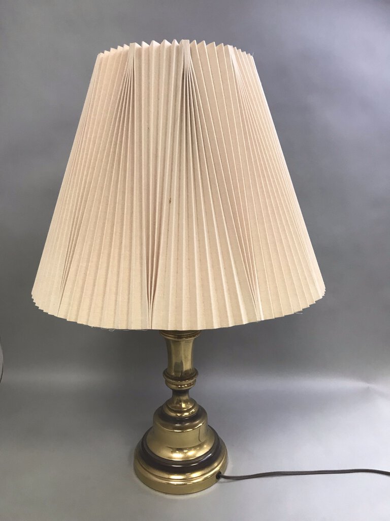 Four Light Antique Brass Table Lamp (28