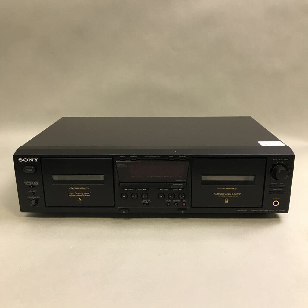 Sony Cassette Tape Deck Player/Recorder (4x17x10.5)