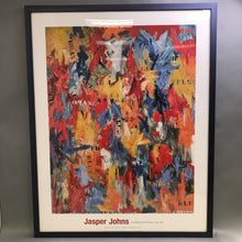 Load image into Gallery viewer, Framed Jasper Johns Exhibition Poster Print - False Start (~37x29.5)
