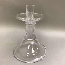 Load image into Gallery viewer, Simon Pearce Signed Glass Candlestick (7&quot;)

