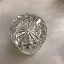 Load image into Gallery viewer, Vintage Cut Glass Pinwheel Pitcher with 6 Glasses (10&quot;)
