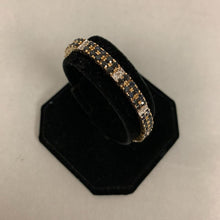 Load image into Gallery viewer, Ross Simons Sterling Gold Vermeil Sapphire Diamond Tennis Bracelet (7.25&quot;)
