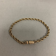 Load image into Gallery viewer, Rare Vintage Tiffany &amp; Co 14K Gold Twist Chain 8&quot; Bracelet (10.6g)
