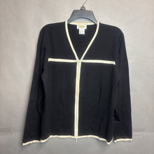 Load image into Gallery viewer, Talbots Silk Blend Zip Up Cardigan Size XL
