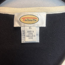 Load image into Gallery viewer, Talbots Silk Blend Zip Up Cardigan Size XL
